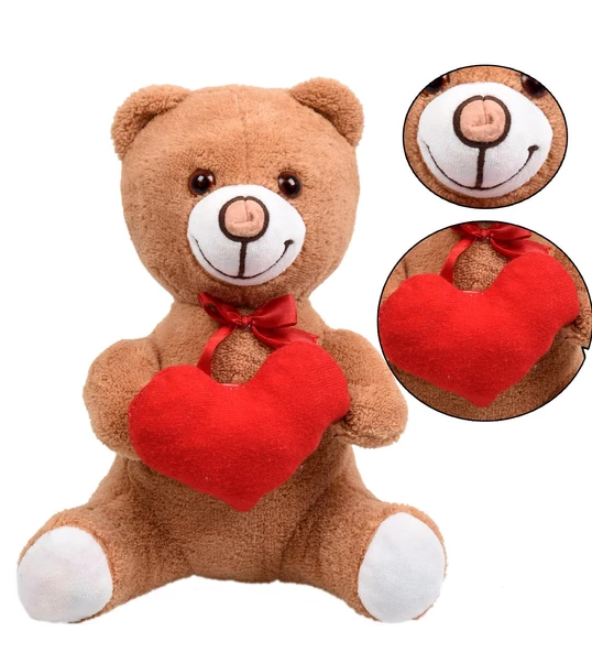 Sevdiklerinize Özel Kalp Tutan, Şirin Peluş Ayıcık - 30 cm - 3