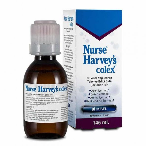 Nurse Harveys Colex Gaz Giderici 145 ml Bitkisel Şurup