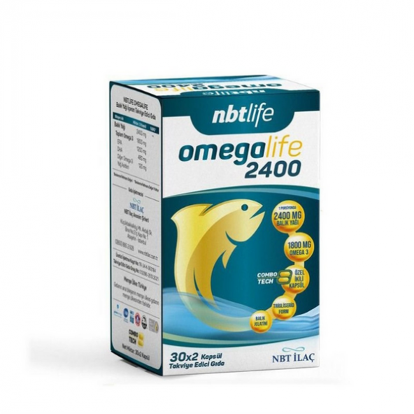 NBT Life Omegalife 2400 60 Kapsül