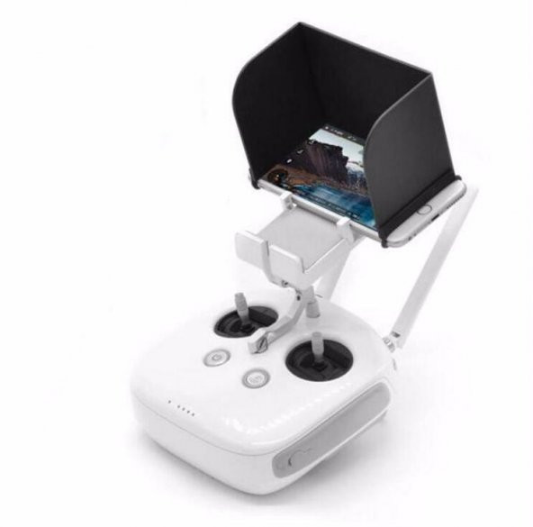 DJI Mavic 2 Zoom İçin L111 Phantom Telefon Monitör Güneş Koruma - Resim 4