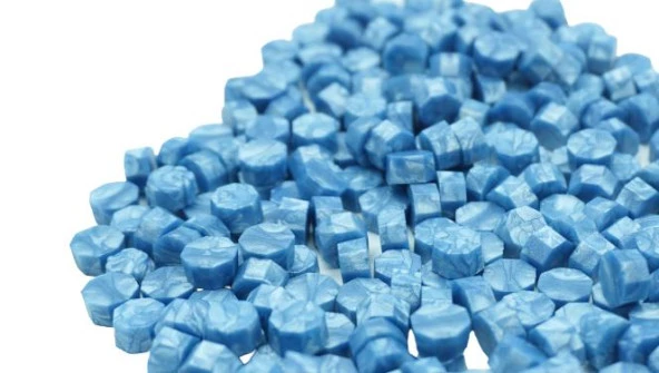 Mühür Mumu 50 Davetiye İçin 150 Boncuk Model: 48 Buz Mavisi - Resim 2