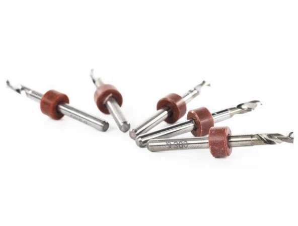 pCB Mikro Karbür CNC Matkap Ucu 10lu Set 3,05mm Tungsten 18 Shank - 2