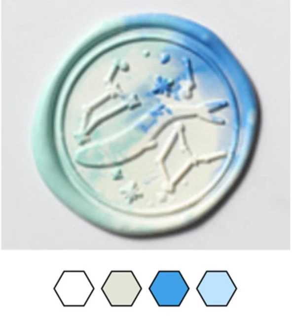 Mühür Mumu 50 Davetiye İçin 150 Boncuk Model: 03 Akdeniz - Resim 2