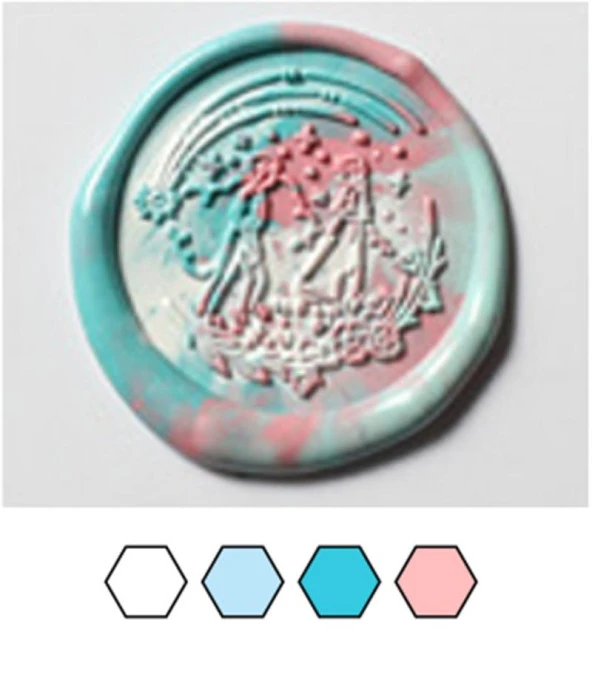 Mühür Mumu 50 Davetiye İçin 150 Boncuk Model: 04 İlk Aşk - Resim 2