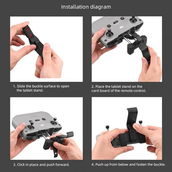DJI 2S Kumanda Tablet Tutucu ve TYPE-C Uzatma Kablosu - 11