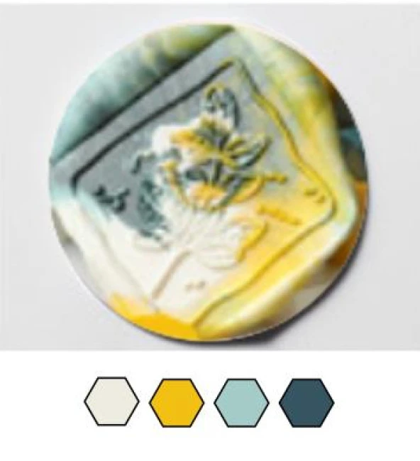 Mühür Mumu 50 Davetiye İçin 150 Boncuk Model: 16 Huş Ormanı - Resim 3