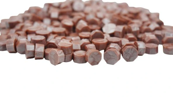 Mühür Mumu 50 Davetiye İçin 150 Boncuk Model: 26 Gül Kurusu - Resim 2