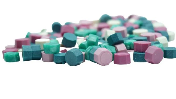 Mühür Mumu 100 Davetiye İçin 300 Boncuk Model: 15 Lotus Bahçesi - Resim 3