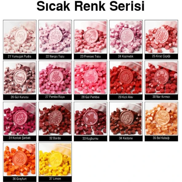 Mühür Mumu 100 Davetiye İçin 300 Boncuk Model: 24 Kozmetik - 2