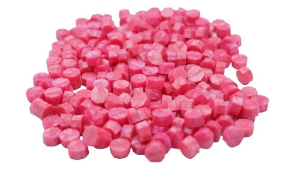 Mühür Mumu 100 Davetiye İçin 300 Boncuk Model: 28 Gül Pembe - Resim 2