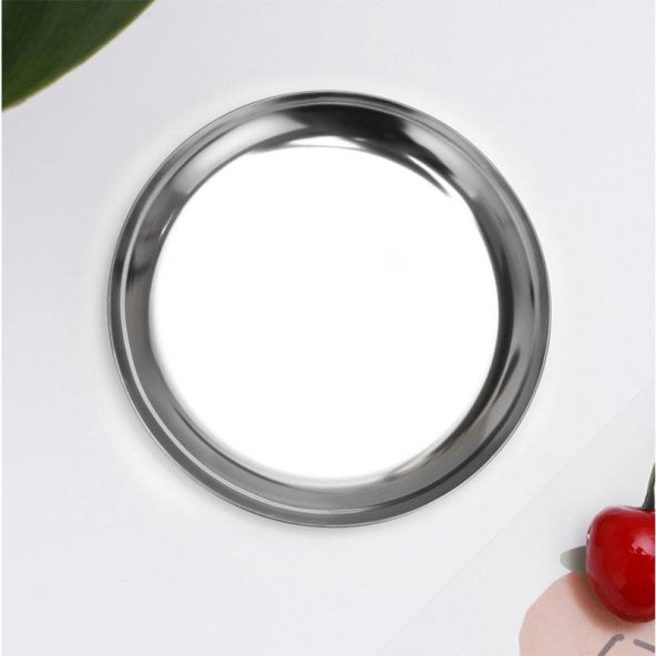 Mühür Mumu Çalışma Tepsisi Paslanmaz Çelik Yuvarlak 10x10cm - Resim 10