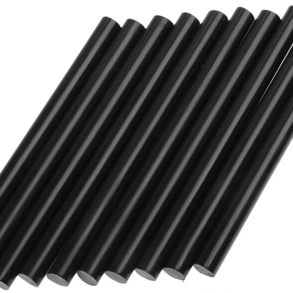 Mühür Mumu Çubuk Sıcak Tutkal 7mm x 10cm 12 li siyah Renk - Resim 4