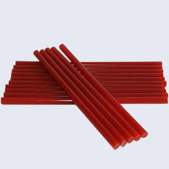 Mühür Mumu Çubuk Sıcak Tutkal 11mm x 30cm 4 lü Kırmızı Renk - Resim 3