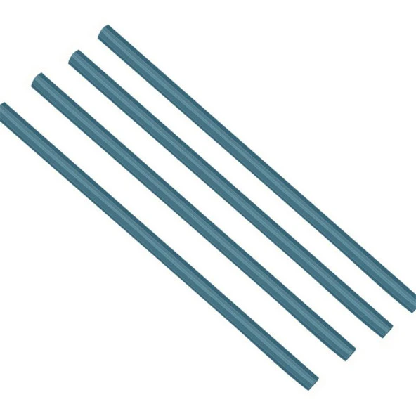 Mühür Mumu Çubuk Sıcak Tutkal 11mm x 30cm 4 lü Turkuvaz Renk - Resim 3