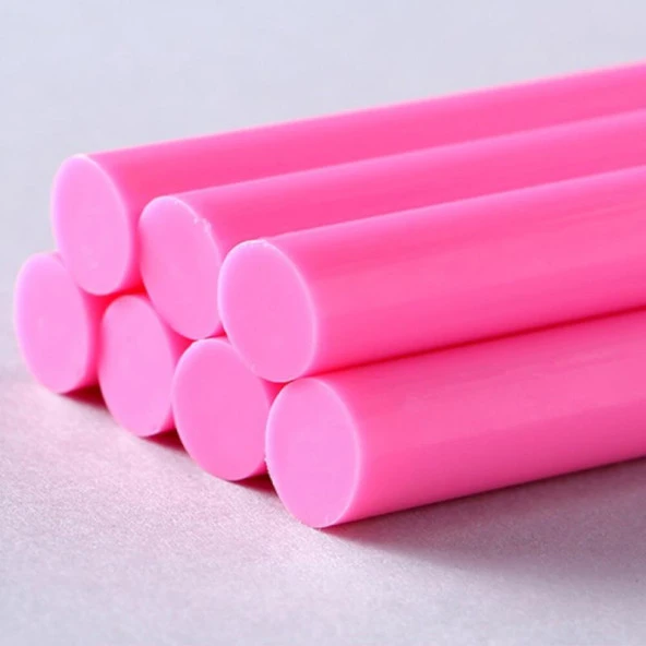 Mühür Mumu Çubuk Sıcak Tutkal 11mm x 30cm 4 lü Pembe Renk - Resim 5