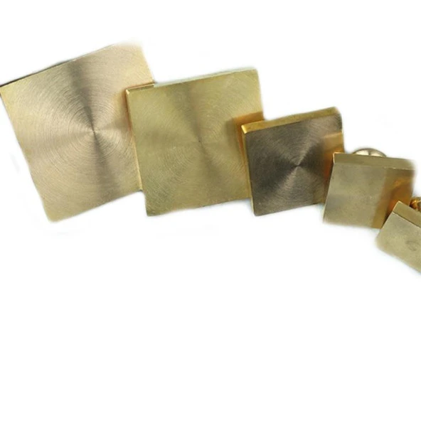 Mührü Mumu Damga 45mm Kare Boş Bakır Kafa + Gül Ağacı Sap - Resim 3