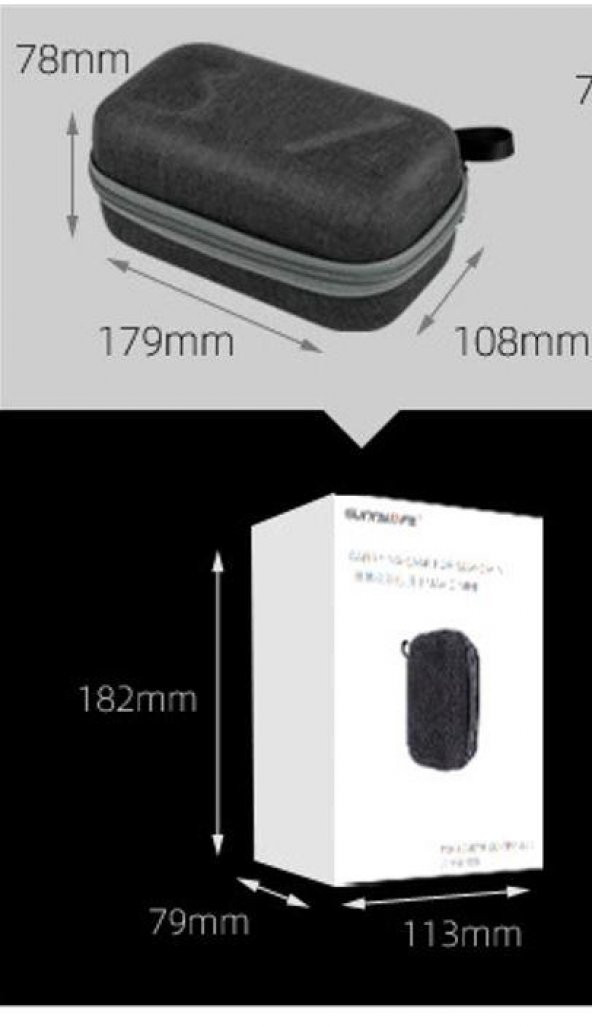 DJI Mavic Mini Drone Kumanda Muhafaza ve Taşıma Çantası - 7