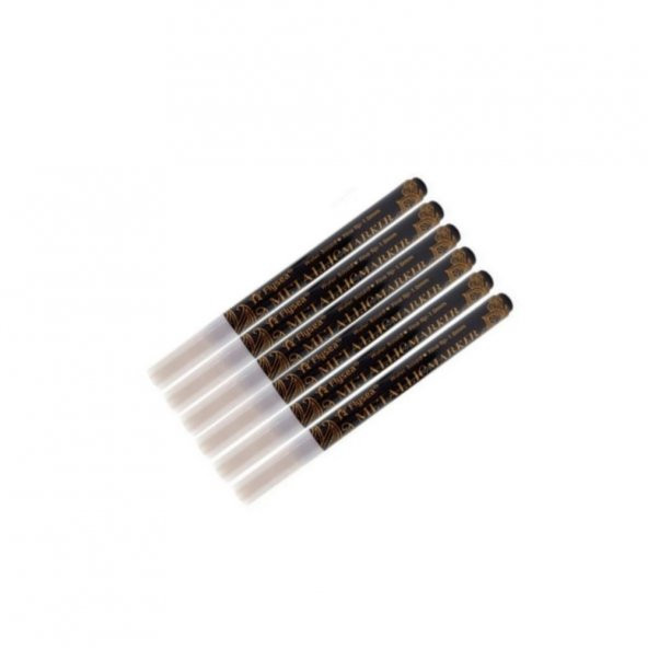 Mühür Mumu Kontürü Rötüş Boya Kalemi Metalik 12 Renk Seçeneği - Resim 6