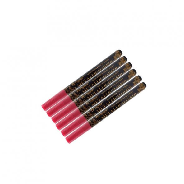 Mühür Mumu Kontürü Rötüş Boya Kalemi Metalik 12 Renk Seçeneği - Resim 12