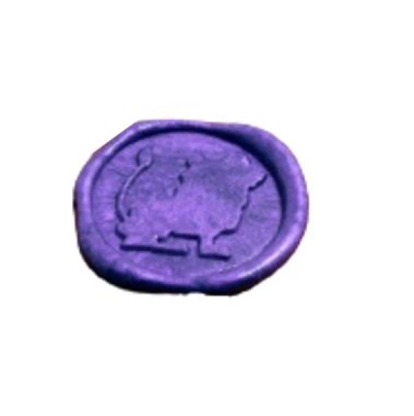 Mektup Damga Mühürü Aslan Burcu + 30 Mühür Mumu + Eritme Kaşığı - Resim 6