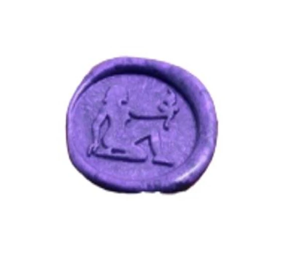 Mektup Damga Mühürü Başak Burcu + 30 Mühür Mumu + Eritme Kaşığı - Resim 6