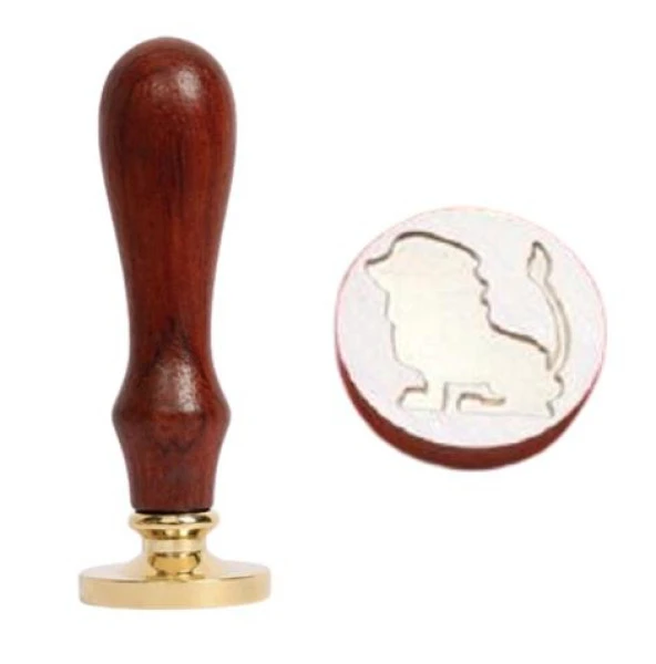 Mektup Damga Mühürü Aslan Burcu + 30 Mühür Mumu + Eritme Kaşığı - Resim 10