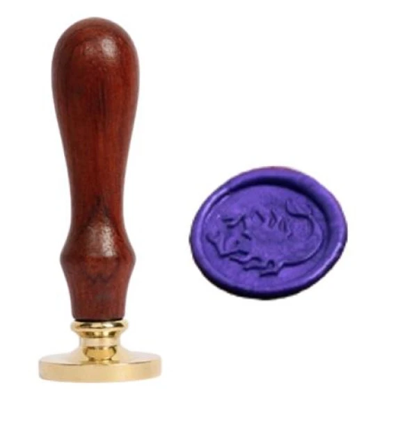 Mektup Damga Mühürü Akrep Burcu + 30 Mühür Mumu + Eritme Kaşığı - Resim 9