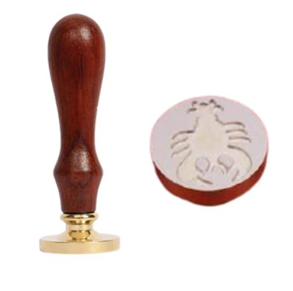 Mektup Damga Mühürü Yengeç Burcu + 30 Mühür Mumu + Eritme Kaşığı - Resim 10