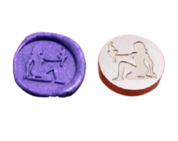 Mektup Damga Mühürü Başak Burcu + 30 Mühür Mumu + Eritme Kaşığı - Resim 11