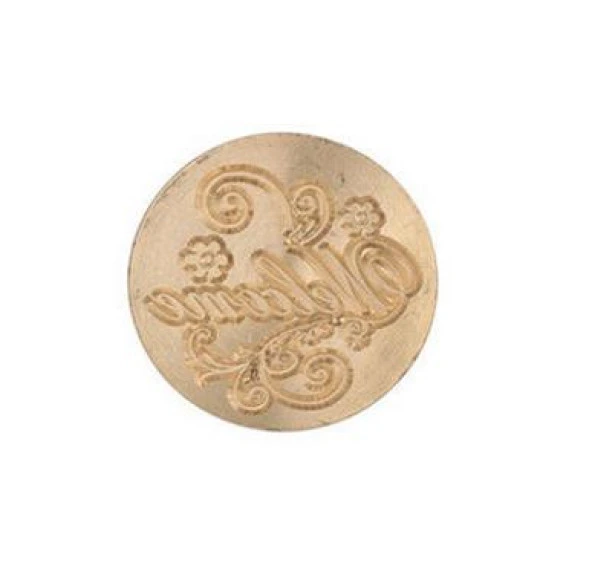 Mektup Damga Mühürü Welcome + 30 Mühür Mumu + Eritme Kaşığı - Resim 11