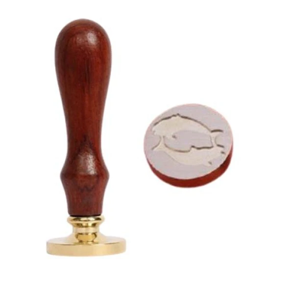 Mektup Damga Mühürü Balık Burcu + 30 Mühür Mumu + Eritme Kaşığı - Resim 10