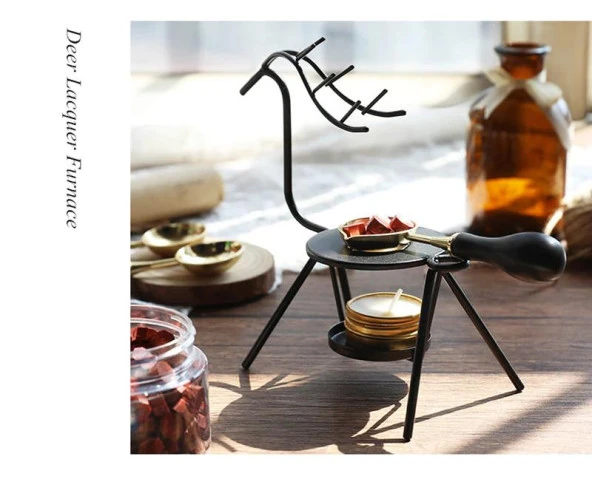 Mühür Mumu Eritme Fırını Geyik Şekli Damga Mühür Düğün Davetiye - Resim 9