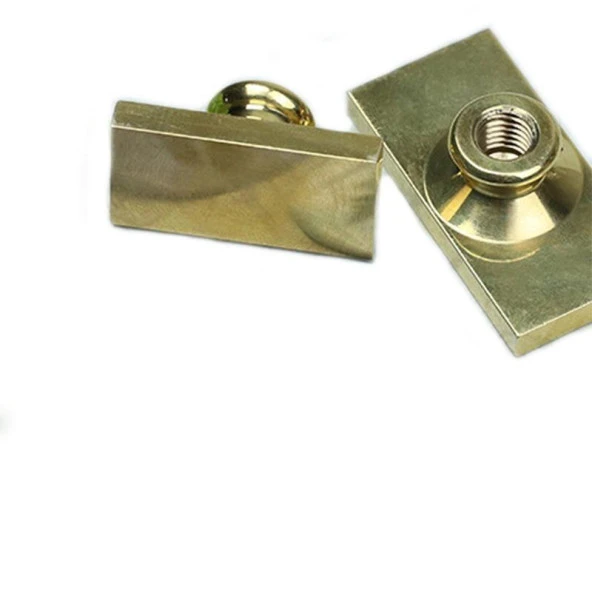 Mührü Mumu Damga 30x45mm Dikdörtgen Boş Bakır Kafa+Gül Ağacı Sap - Resim 5