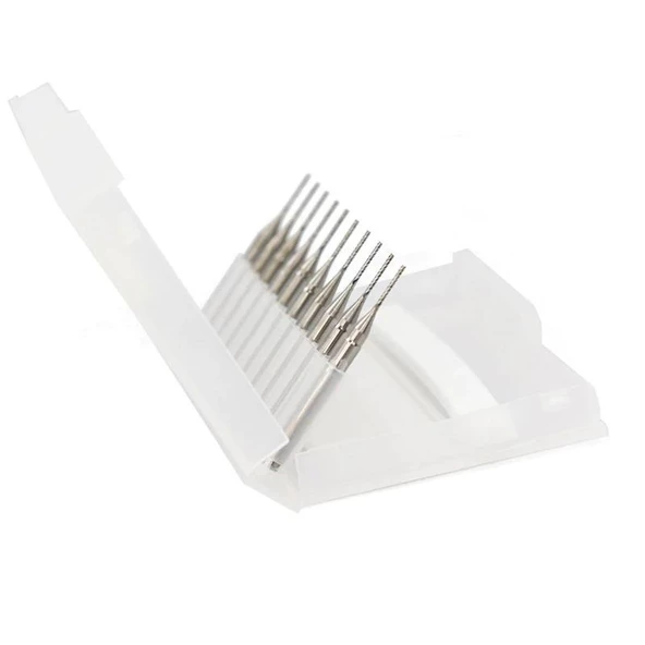 Tungsten Karbür PCB Kesme CNC Freze Ahşap İşleme 1.1mm 10 Adet - 7