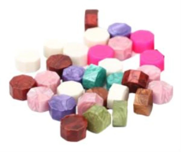 Mektup Damga Mühürü Elegant Rose + 30 Mühür Mumu + Eritme Kaşığı - Resim 8