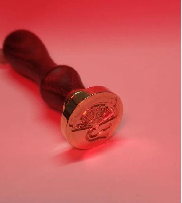 Mektup Damga Mühürü Yelpaze + 30 Mühür Mumu + Eritme Kaşığı - Resim 11