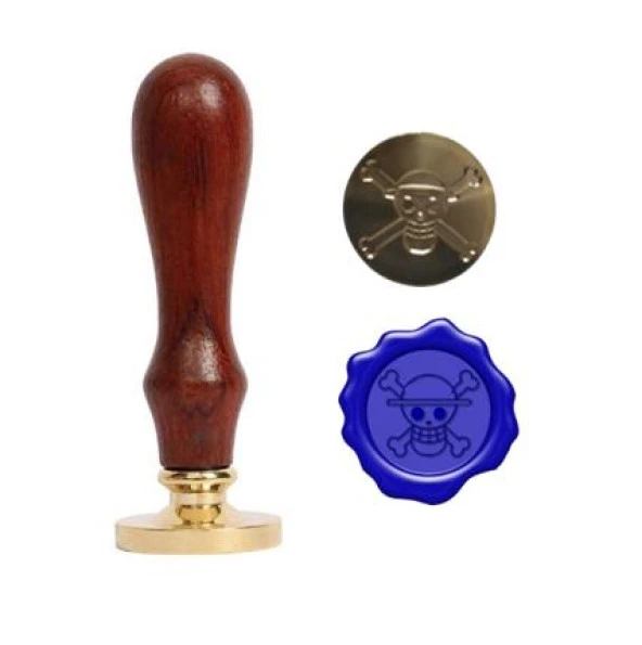 Mektup Damga Mühürü Korsan + 30 Mühür Mumu + Metal Kaşık - Resim 9