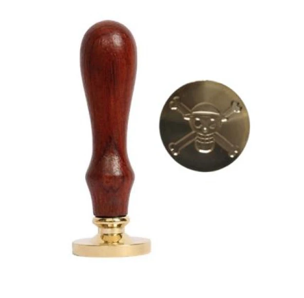 Mektup Damga Mühürü Korsan + 30 Mühür Mumu + Metal Kaşık - Resim 12