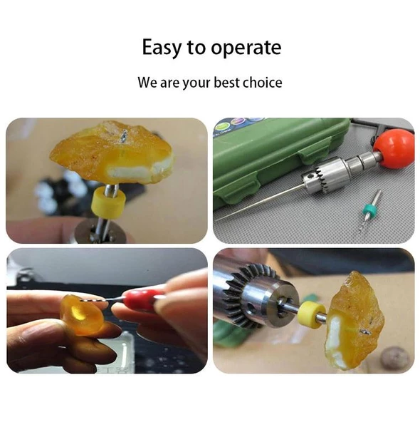 Mikro Karbür PCB Matkap Ucu Metal CNC Sondaj 10lu Set 0.75-0.95mm - 3