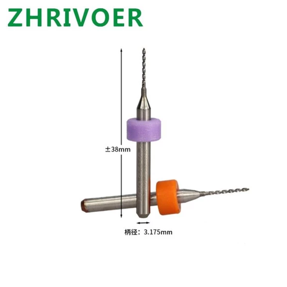 Mikro Karbür PCB Matkap Ucu Metal CNC Sondaj 10lu Set 0.75-0.95mm - 10