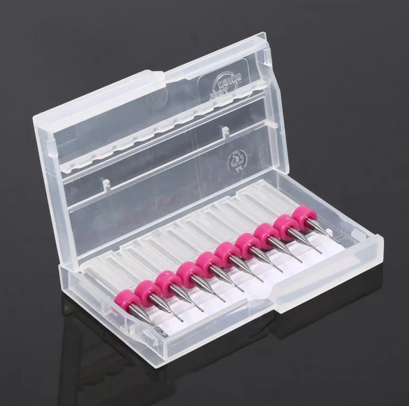 Tungsten Karbür PCB Kesme CNC Freze Ahşap İşleme 0.8mm 10 Adet - 10