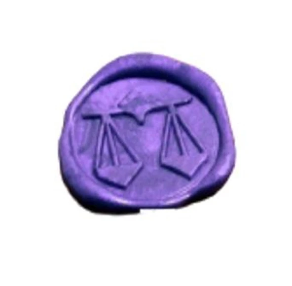 Mektup Damga Mühürü Terazi Burcu + 30 Mühür Mumu + Eritme Kaşığı - Resim 6