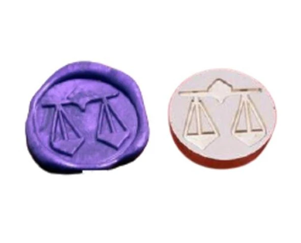 Mektup Damga Mühürü Terazi Burcu + 30 Mühür Mumu + Eritme Kaşığı - Resim 11