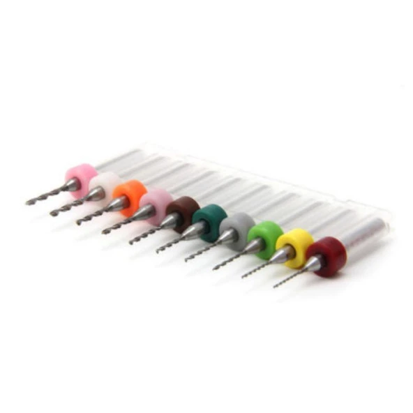 Mikro Karbür PCB Matkap Ucu Metal CNC Sondaj 10lu Set 0.5-1.4mm - 7