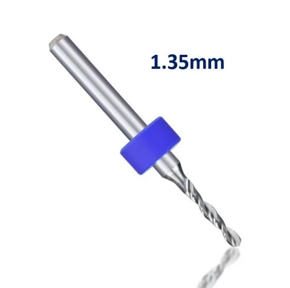 Mikro Karbür PCB Matkap Ucu Metal CNC Sondaj 10lu Set 1.35mm - Resim 6