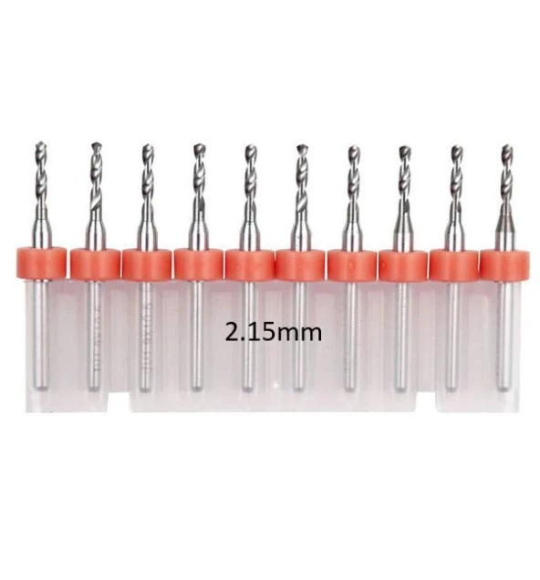 Mikro Karbür PCB Matkap Ucu Metal CNC Sondaj 10lu Set 2.15mm