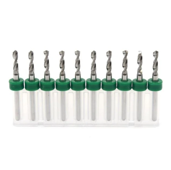 Mikro Karbür PCB Matkap Ucu Metal CNC Sondaj 10lu Set 2.95mm - Resim 3