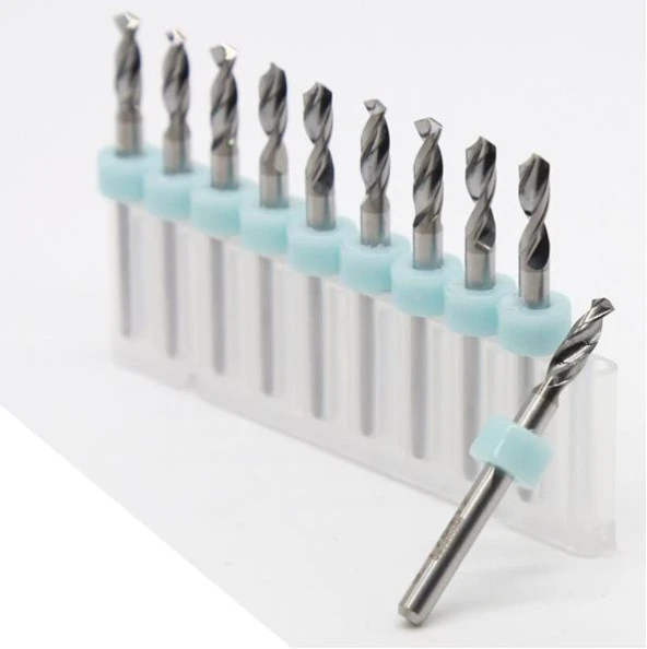 Mikro Karbür PCB Matkap Ucu Metal CNC Sondaj 10lu Set 3.10mm - 2