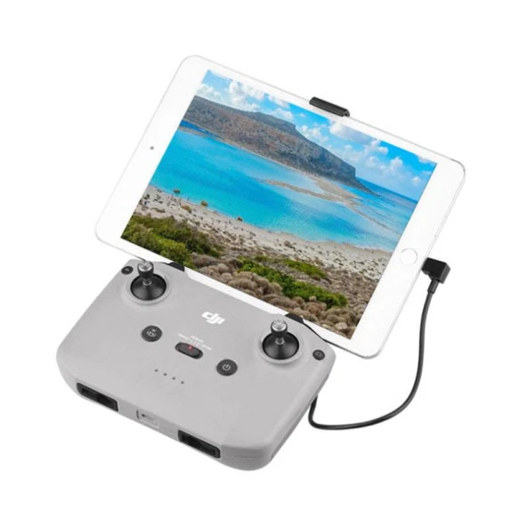 DJI Air2/2S Mini2 Kumanda Tablet Tutucu ve IOS Uzatma Kablosu - Resim 6