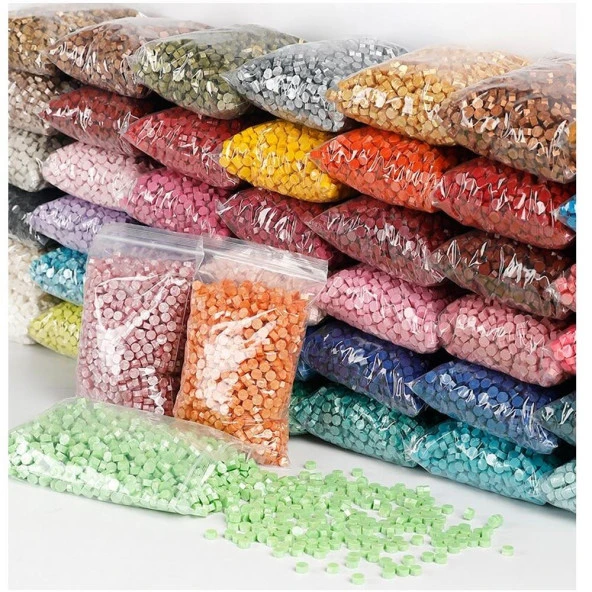 Mühür Mumu 50 Davetiye İçin 150 Boncuk Model: 01 Tüm Renkler